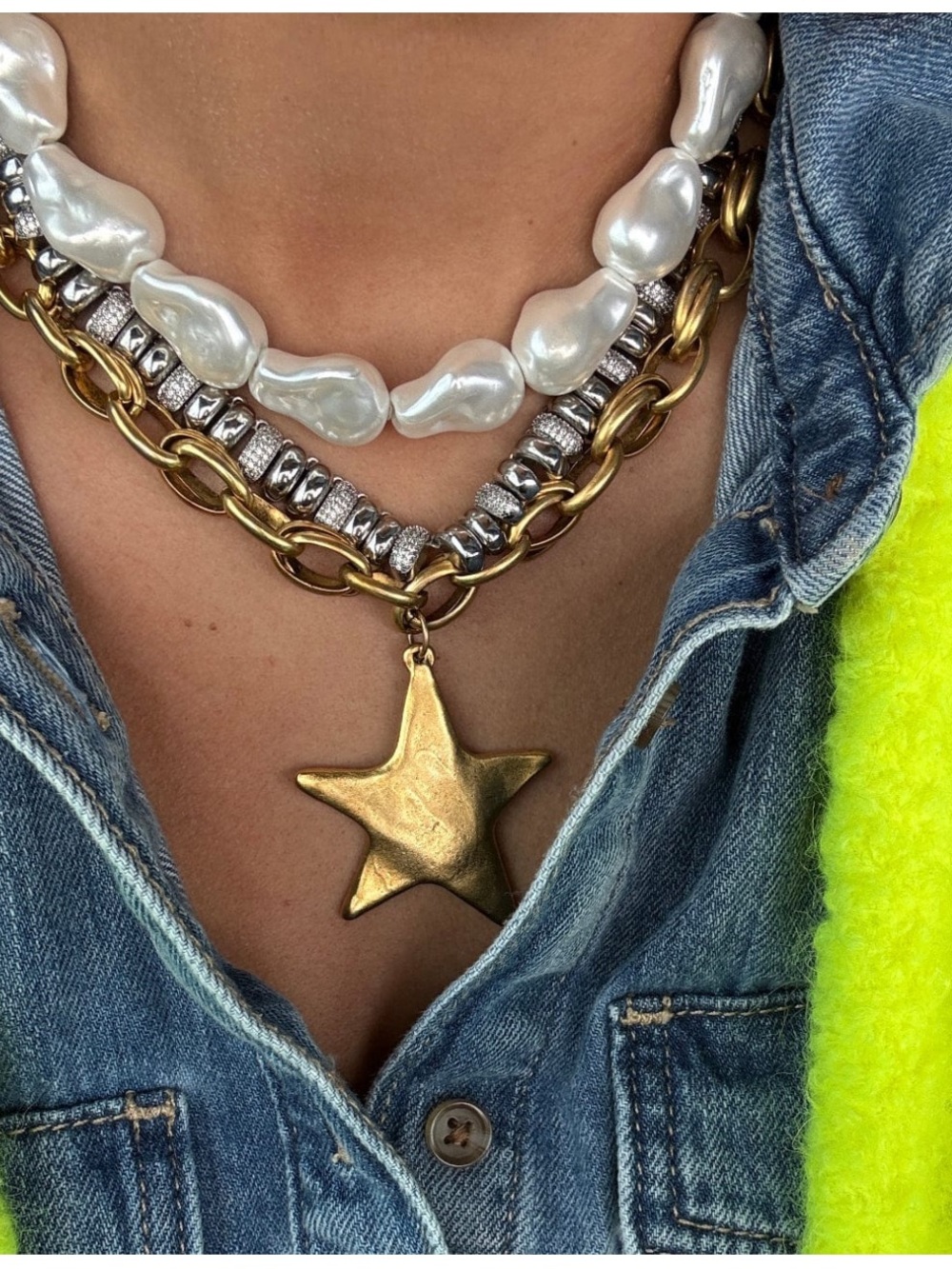 Beach’s Stack…Portia Silver/Shelby pearl/Star Shine gold